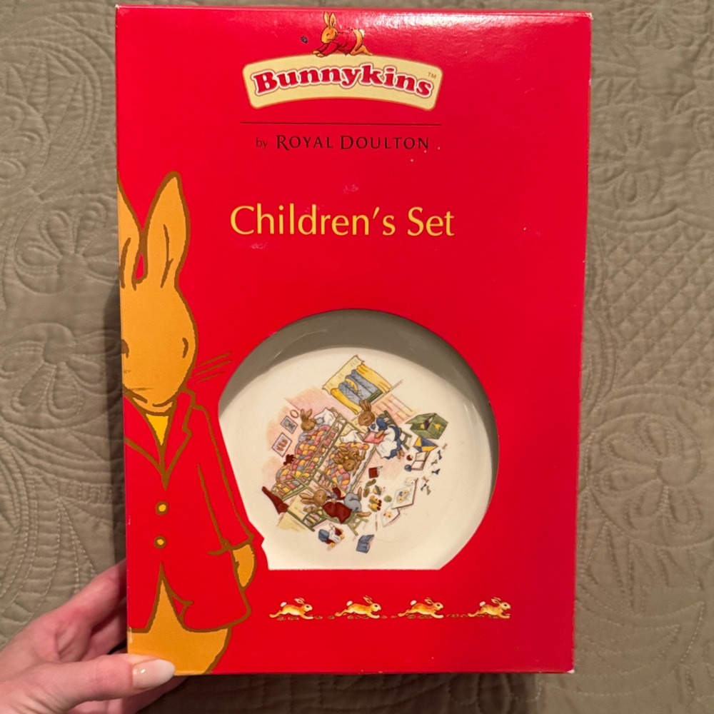 Royal Doulton Bunnykins Children's Set - New in box